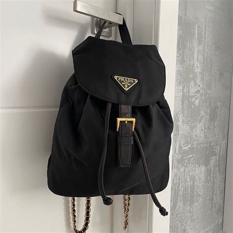 prada backpack chain